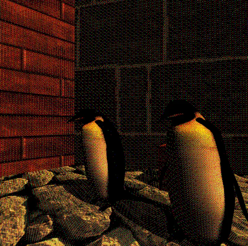 Dark dots on light surface